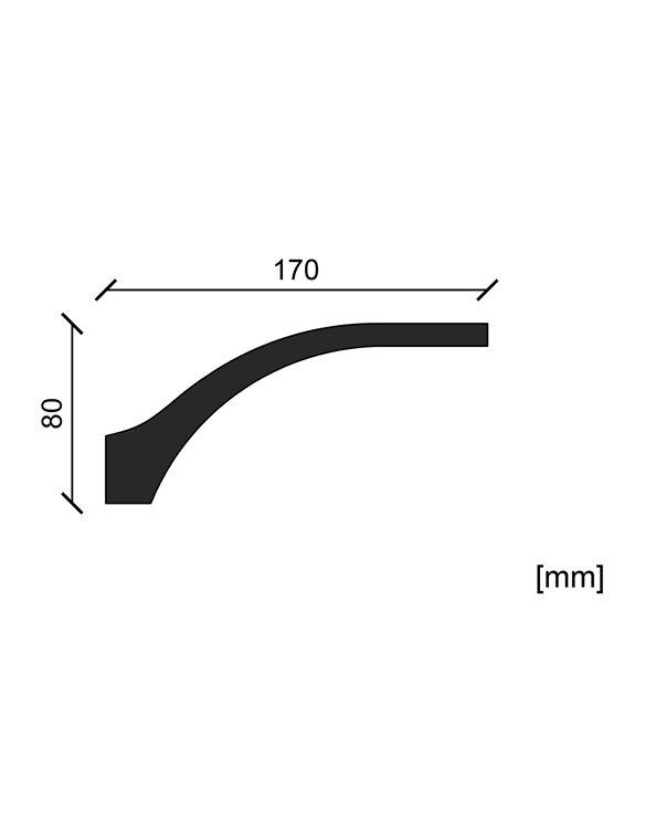 Listwa przysufitowa F-12