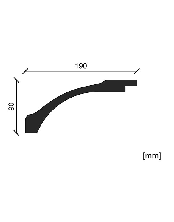 Listwa przysufitowa F-11